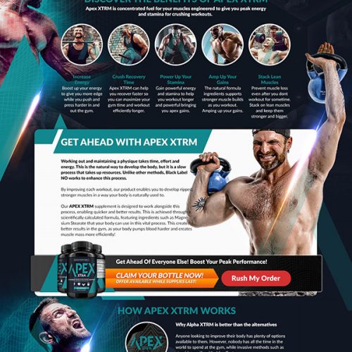 Muscle Landing Page